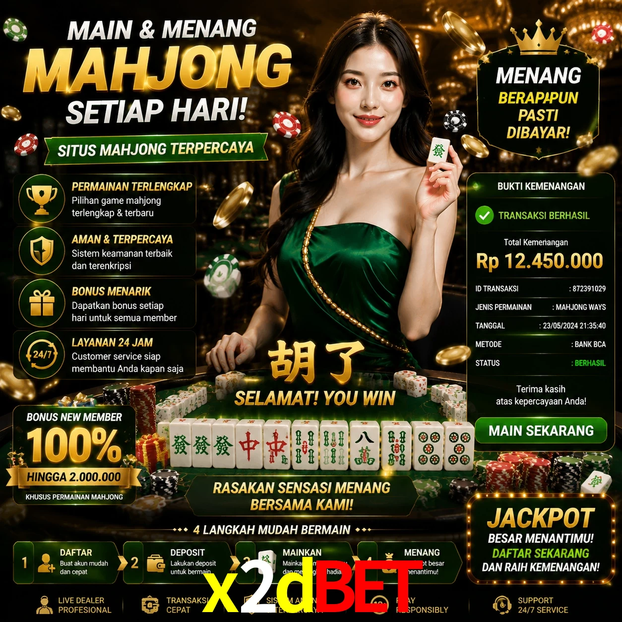 Ganhar e sacar na x2dbet